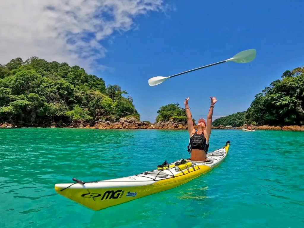 Kayak en el paraíso!!!